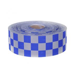 Warning checkered reflective tape  