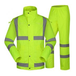 High visibility Rain Coat