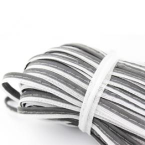 grey Reflective Piping  -1101