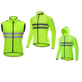 Safety Cycling Vest & Long Slee Jacket - C04