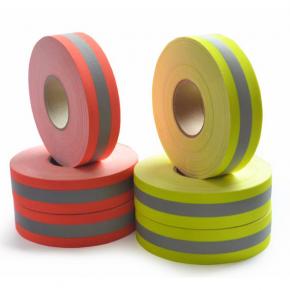 Colored Permanent Flame Retardant Reflective Tape -1021A