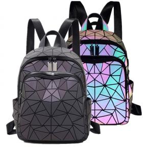 Holographic reflective Geometric Backpack - BKF01