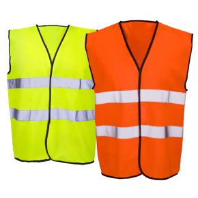 Hi Vis Vest with 2 Brand - V01