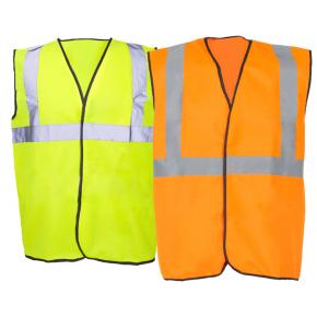 Hi Vis Vest with Brand & 2 Braces - V03