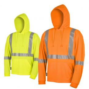 Hi Viz Birdseye Safety Hoodie Shirt - HS05