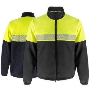 Hi Vis Full Zip Track Sweatshirt - HS08