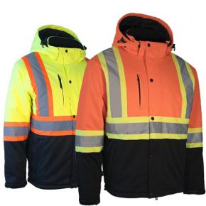 High Visibility Winter Softshell Jacket - J06