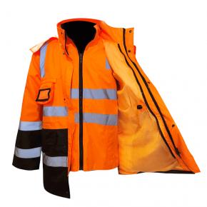 Hi Vis 7-in-1 Traffic Jacket - J09