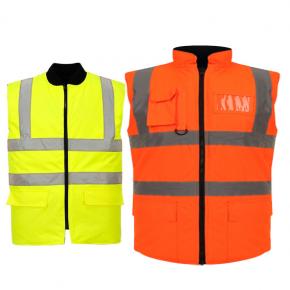 Hi Viz Padded Reversible Body Warmer - BW01