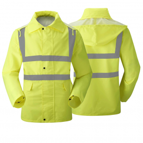 High Visibility Storm Shield PU Rain Suit - HR01