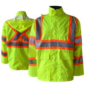 Hi Vis Waterproof Rain Parka - HR03