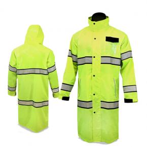 Waterproof Reversible 48” Long Rain Coat - HRL01