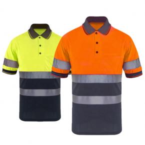 Dual Colour Hi Vis Polo Shirt - TS10