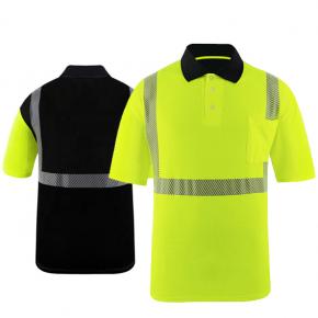 Dual Colour Hi Vis Polo Shirt - TS11