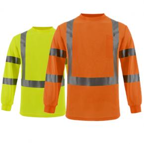 Hi-Vis T-Shirt Long Sleeve with Pocket - TL04