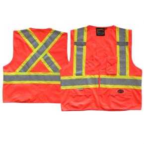 Zipper Front Safety Vest - U22